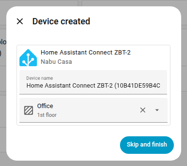 Select the Thread firmware